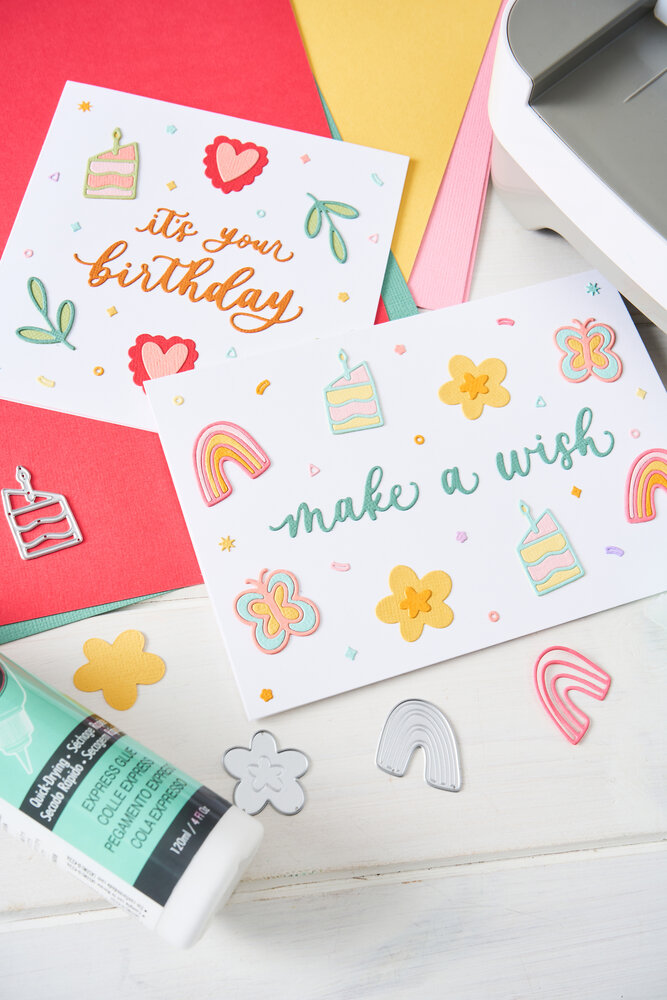 Sizzix Thinlits Die Set Birthday Doodles by Letters (23pcs) by Shells (667130)