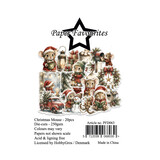 Paper Favourites Die-Cuts A7 Christmas Mouse (20pcs) (PFD063)