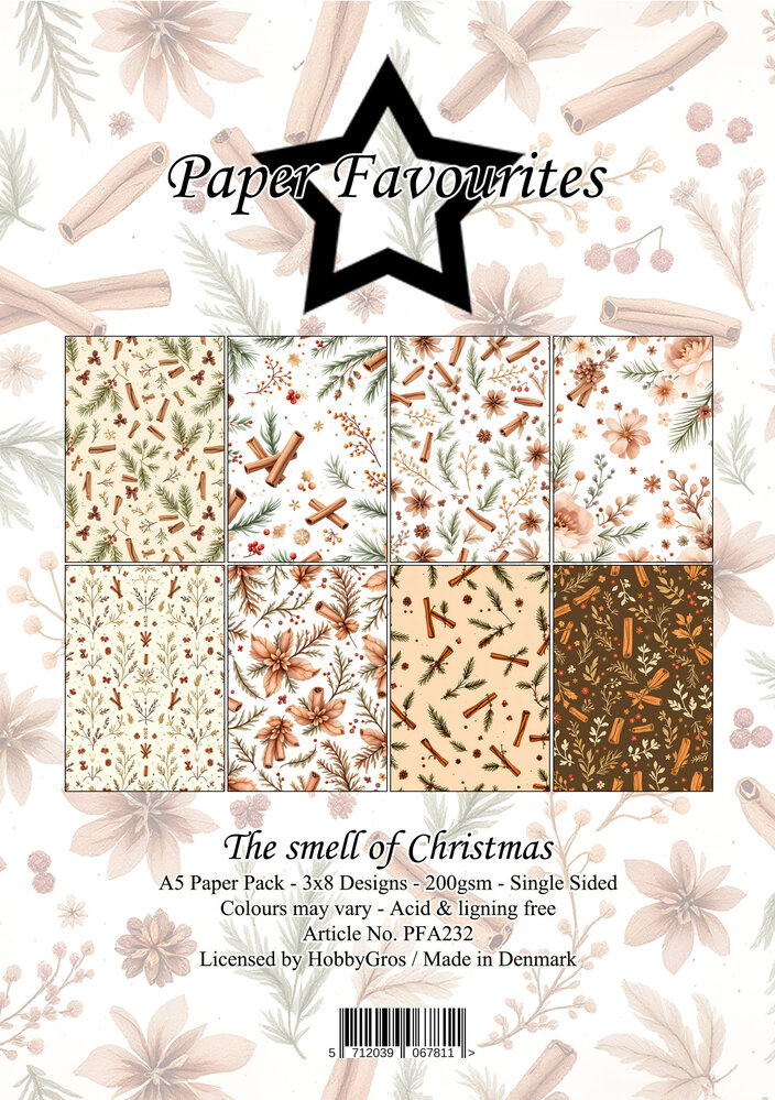 Paper Favourites The Smell of Christmas A5 Paper Pack (PFA232)