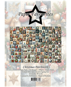 Paper Favourites Christmas Patchwork A5 Paper Pack (PFA230)