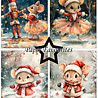 Paper Favourites Christmas Mouse A6 Paper Pack (PFA631)