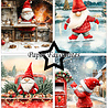Paper Favourites Christmas Gnomes #2 A6 Paper Pack (PFA630)