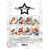 Paper Favourites Christmas Birds A6 Paper Pack (PFA629)