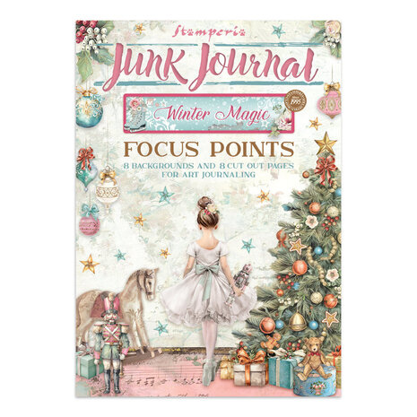 Stamperia Winter Magic Junk Journal A5 Focus Points (SBJKS04) Stamperia Winter Magic Junk Journal A5 Focus Points (SBJKS04)
