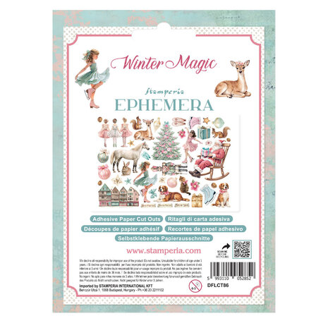 Stamperia Winter Magic Ephemera (DFLCT86) Stamperia Winter Magic Ephemera (DFLCT86)