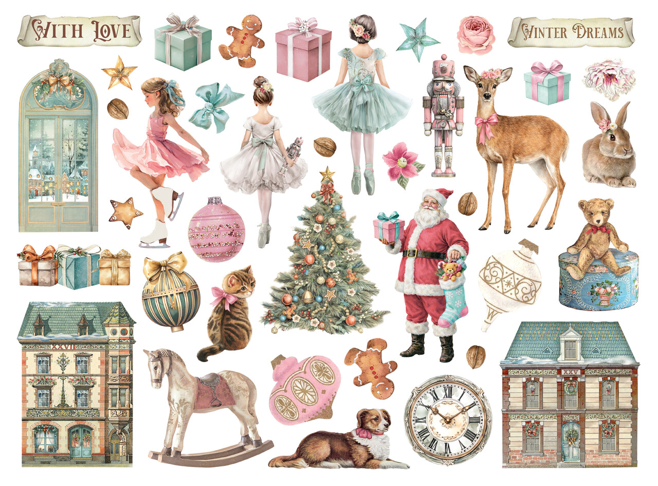 Stamperia Winter Magic Die Cuts Assorted (DFLDC138) Stamperia Winter Magic Die Cuts Assorted (DFLDC138)