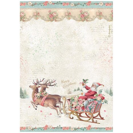 Stamperia Winter Magic A4 Rice Paper Santa Claus (6pcs) (DFSA41134) Stamperia Winter Magic A4 Rice Paper Santa Claus (6pcs) (DFSA41134)