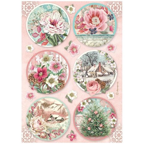 Stamperia Winter Magic A4 Rice Paper Rounds (6pcs) (DFSA41136) Stamperia Winter Magic A4 Rice Paper Rounds (6pcs) (DFSA41136)