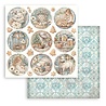 Stamperia White Christmas 12x12 Inch Paper Pack by Cristina Radovan (SBBL190)
