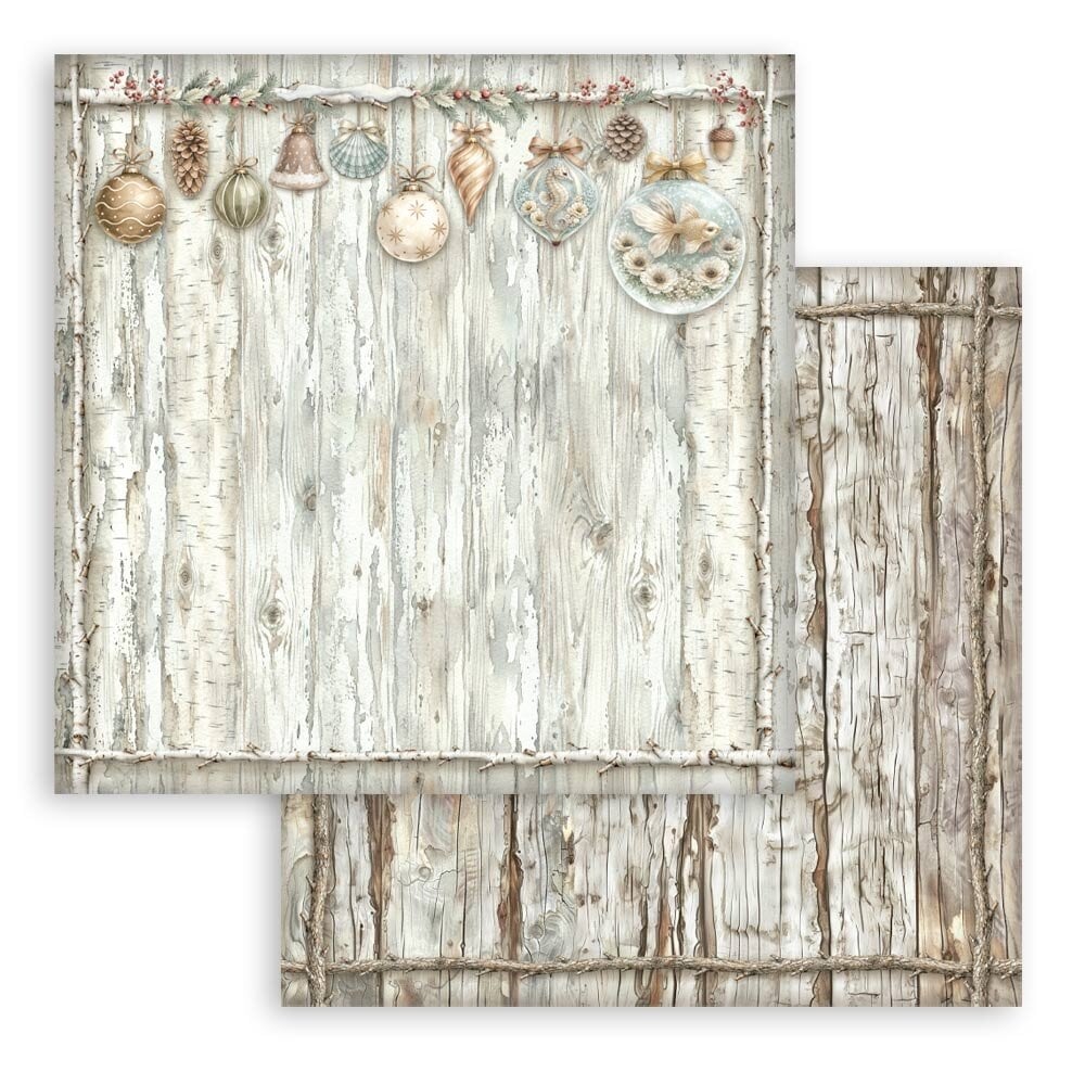 Stamperia White Christmas 12x12 Inch Paper Pack Maxi Background Selection by Cristina Radovan (SBBL191) Stamperia White Christmas 12x12 Inch Paper Pack Maxi Background Selection by Cristina Radovan (SBBL191)