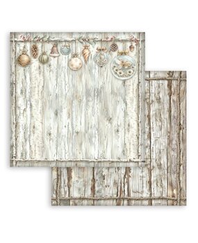 Stamperia White Christmas 12x12 Inch Paper Sheet Wooden Pattern (10pcs) by Cristina Radovan (SBB1162) Stamperia White Christmas 12x12 Inch Paper Sheet Wooden Pattern (10pcs) by Cristina Radovan (SBB1162)