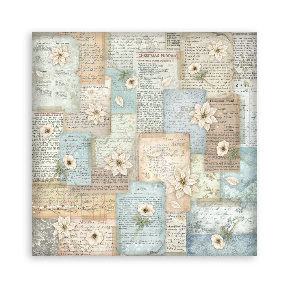 Stamperia White Christmas 8x8 Inch Paper Pack (Single Face) by Cristina Radovan (SBBSXB27) Stamperia White Christmas 8x8 Inch Paper Pack (Single Face) by Cristina Radovan (SBBSXB27)