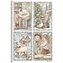 White Christmas A4 Rice Paper 4 Cards (6pcs) by Cristina Radovan (DFSA41147) White Christmas A4 Rice Paper 4 Cards (6pcs) by Cristina Radovan (DFSA41147)
