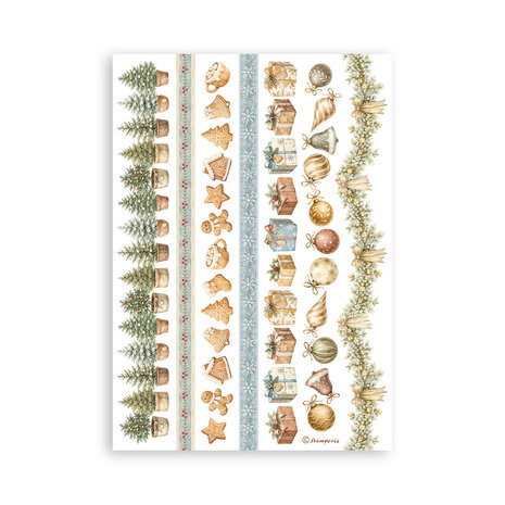 Stamperia White Christmas A5 Washi Pad (8pcs) by Cristina Radovan (SBW36) Stamperia White Christmas A5 Washi Pad (8pcs) by Cristina Radovan (SBW36)