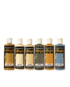 Stamperia White Christmas Allegro Paint Kit (6pcs) by Cristina Radovan (KALKIT76) Stamperia White Christmas Allegro Paint Kit (6pcs) by Cristina Radovan (KALKIT76)