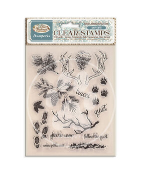 Stamperia White Christmas Clear Stamps by Cristina Radovan (WTK245) Stamperia White Christmas Clear Stamps by Cristina Radovan (WTK245)
