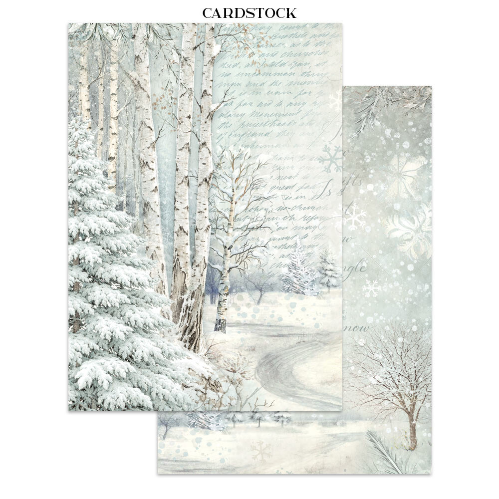 Stamperia White Christmas Junk Journal A5 Focus Points by Cristina Radovan (SBJKS07) Stamperia White Christmas Junk Journal A5 Focus Points by Cristina Radovan (SBJKS07)