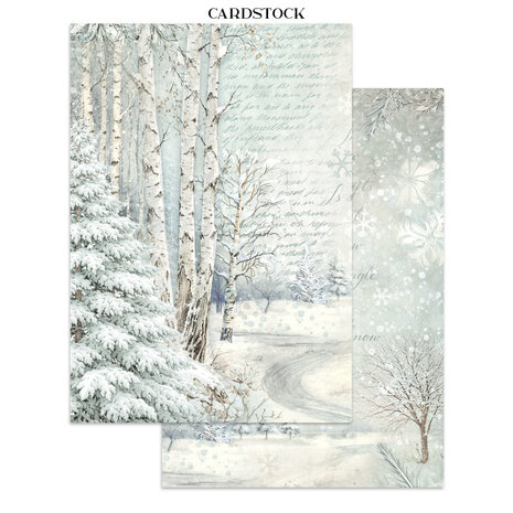 Stamperia White Christmas Junk Journal A5 Focus Points by Cristina Radovan (SBJKS07) Stamperia White Christmas Junk Journal A5 Focus Points by Cristina Radovan (SBJKS07)
