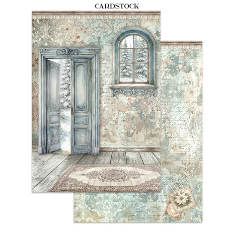 Stamperia White Christmas Junk Journal Stickers, Backgrounds, Cut-Outs by Cristina Radovan (SBJK28) Stamperia White Christmas Junk Journal Stickers, Backgrounds, Cut-Outs by Cristina Radovan (SBJK28)