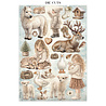 Stamperia White Christmas Junk Journal Stickers, Backgrounds, Cut-Outs by Cristina Radovan (SBJK28) Stamperia White Christmas Junk Journal Stickers, Backgrounds, Cut-Outs by Cristina Radovan (SBJK28)