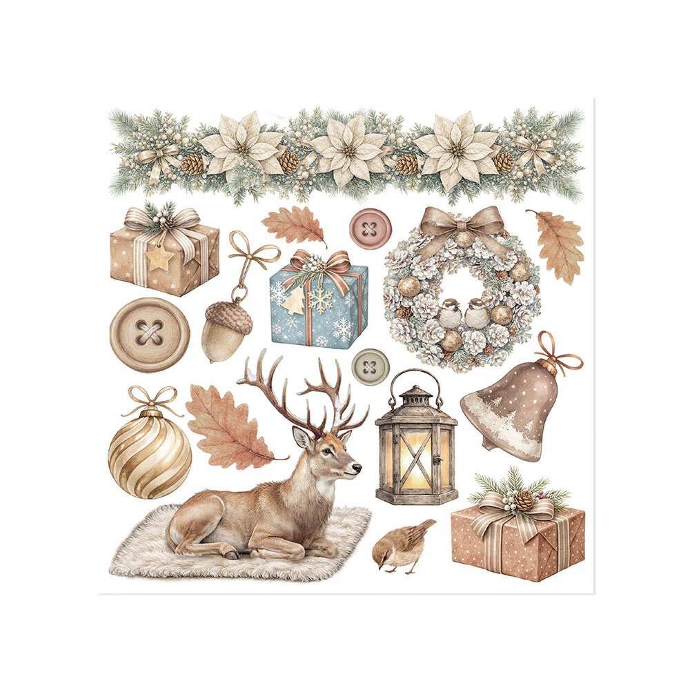 Stamperia White Christmas Rub-On 15,5x15x5cm Assortment (6pcs) by Cristina Radovan (DFLRBX21) Stamperia White Christmas Rub-On 15,5x15x5cm Assortment (6pcs) by Cristina Radovan (DFLRBX21)