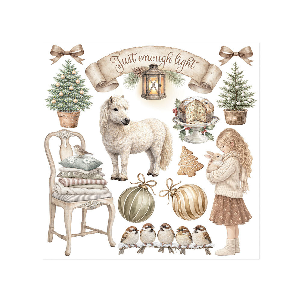 Stamperia White Christmas Rub-On 15,5x15x5cm Assortment (6pcs) by Cristina Radovan (DFLRBX21) Stamperia White Christmas Rub-On 15,5x15x5cm Assortment (6pcs) by Cristina Radovan (DFLRBX21)