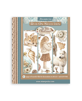 Stamperia White Christmas Rub-On 20,5x23cm Assortment (6pcs) by Cristina Radovan (DFLRBXG13) Stamperia White Christmas Rub-On 20,5x23cm Assortment (6pcs) by Cristina Radovan (DFLRBXG13)