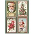 Classic Christmas A4 Rice Paper 4 Cards (6pcs) (DFSA41132) Classic Christmas A4 Rice Paper 4 Cards (6pcs) (DFSA41132)