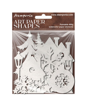 Stamperia Art Paper Shapes Laser Cut Christmas (SBCU002)