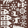 Stamperia Art Paper Shapes Laser Cut Christmas (SBCU002) Stamperia Art Paper Shapes Laser Cut Christmas (SBCU002)