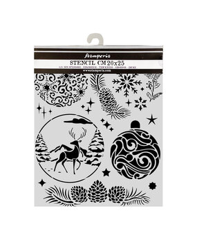Stamperia Thick Stencils 20x25cm Christmas Balls (KSTD215)