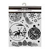 Stamperia Thick Stencils 20x25cm Christmas Balls (KSTD215)