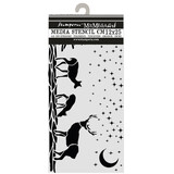 Stamperia Thick Stencils 12x25cm Christmas Deers (KSTDL169)