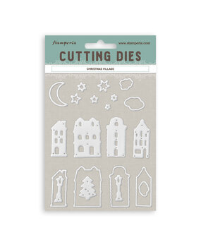 Stamperia A6 Cutting Dies Christmas Village (SFT25)