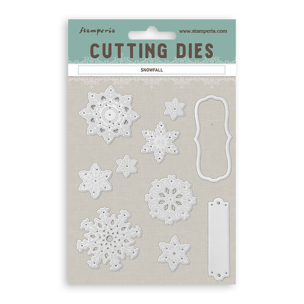 Stamperia A6 Cutting Dies Christmas Snowfall (SFT27)