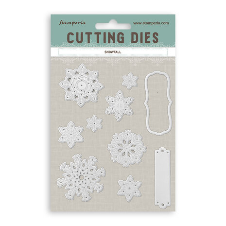 Stamperia A6 Cutting Dies Christmas Snowfall (SFT27)