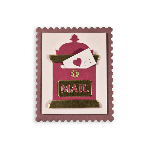 Stamperia A6 Cutting Dies Christmas Message (SFT26)