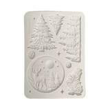 Stamperia A5 Silicon Mould Christmas Winter Landscape (KACMA617)