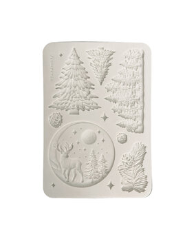 Stamperia A5 Silicon Mould Christmas Winter Landscape (KACMA617)