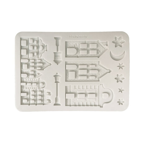 Stamperia A5 Silicon Mould Christmas Village (KACMA616)