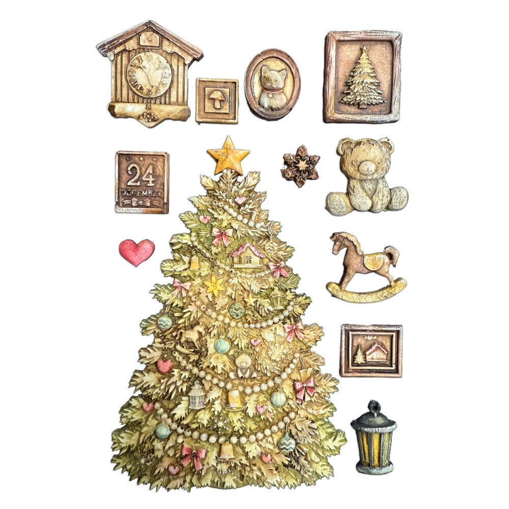 Stamperia A5 Silicon Mould Christmas Tree (KACMA621)