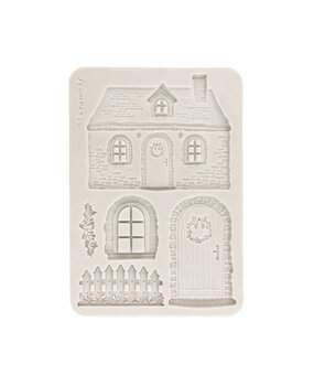 Stamperia A5 Silicon Mould Christmas Cottage (KACMA619)