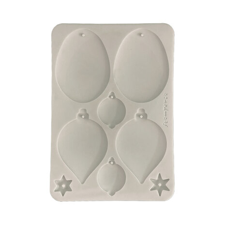 Stamperia A5 Silicon Mould Christmas Balls (KACMA613)