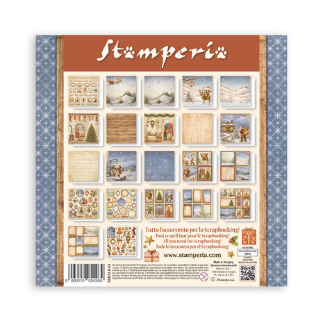 Stamperia Silent Night 12x12 Inch Paper Pack (Single Face) (SBBXLB40) Stamperia Silent Night 12x12 Inch Paper Pack (Single Face) (SBBXLB40)