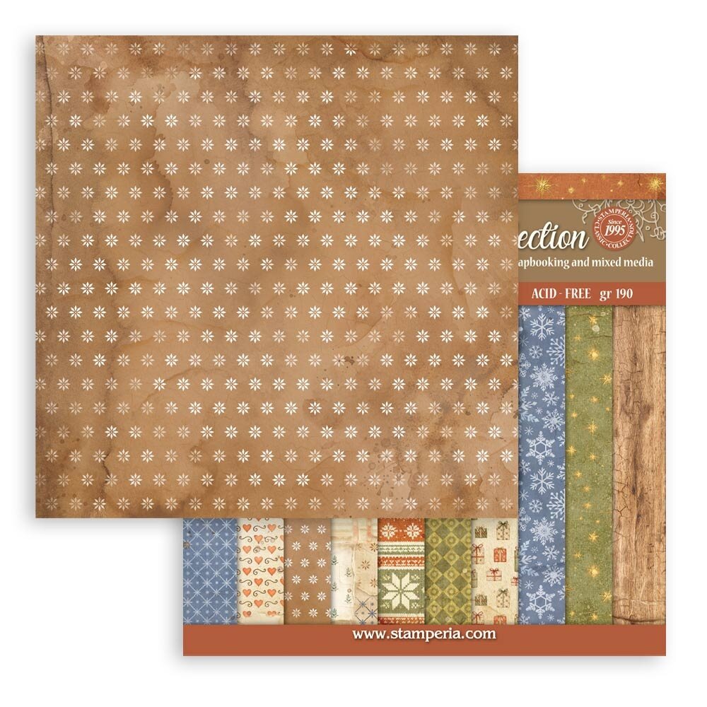 Stamperia Silent Night 12x12 Inch Paper Pack Maxi Background Selection (SBBL193) Stamperia Silent Night 12x12 Inch Paper Pack Maxi Background Selection (SBBL193)