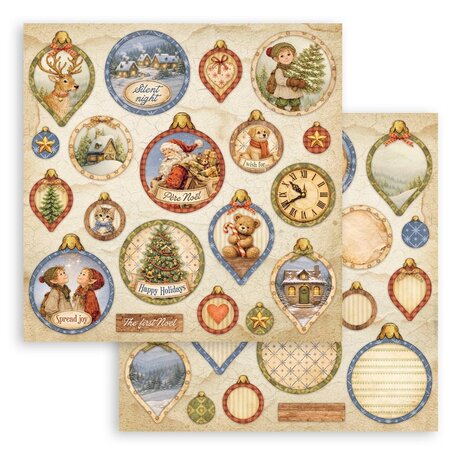 Stamperia Silent Night 12x12 Inch Paper Sheet Balls (10pcs) (SBB1167) Stamperia Silent Night 12x12 Inch Paper Sheet Balls (10pcs) (SBB1167)
