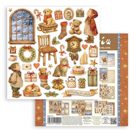 Stamperia Silent Night 8x8 Inch Paper Pack (SBBS148) Stamperia Silent Night 8x8 Inch Paper Pack (SBBS148)