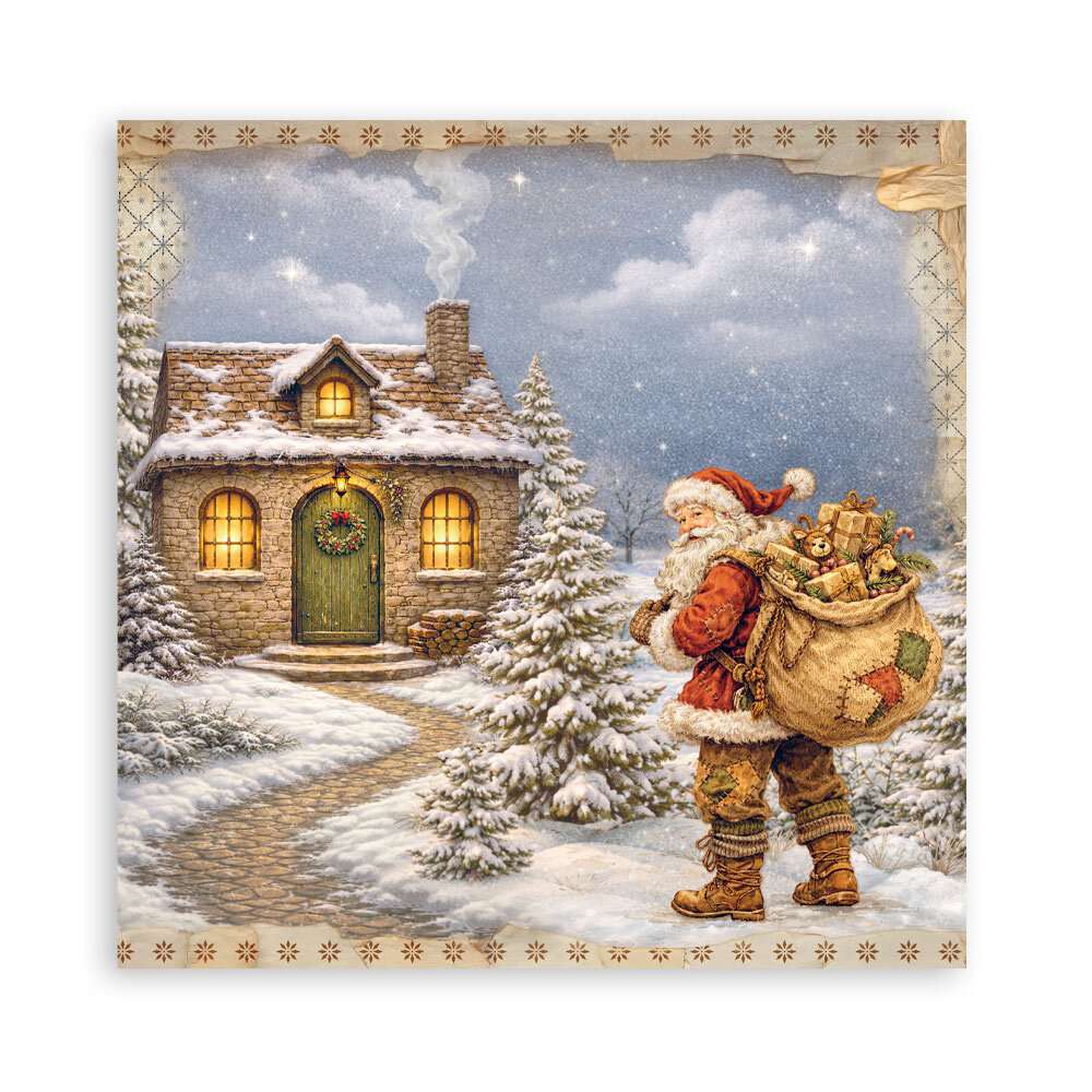 Stamperia Silent Night 8x8 Inch Paper Pack (Single Face) (SBBSXB28) Stamperia Silent Night 8x8 Inch Paper Pack (Single Face) (SBBSXB28)