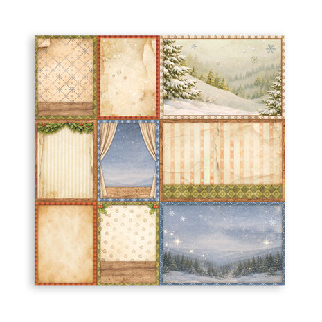 Stamperia Silent Night 8x8 Inch Paper Pack (Single Face) (SBBSXB28) Stamperia Silent Night 8x8 Inch Paper Pack (Single Face) (SBBSXB28)