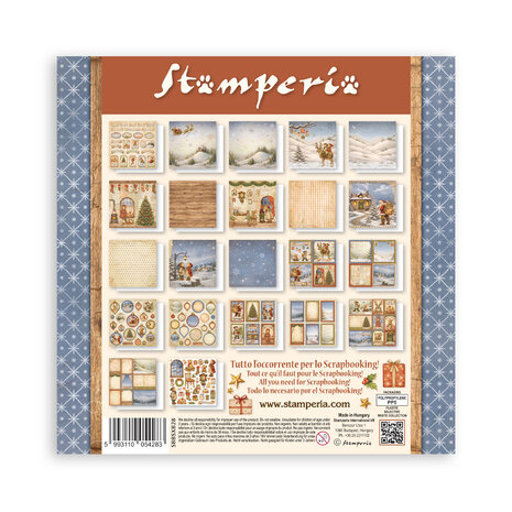 Stamperia Silent Night 8x8 Inch Paper Pack (Single Face) (SBBSXB28) Stamperia Silent Night 8x8 Inch Paper Pack (Single Face) (SBBSXB28)
